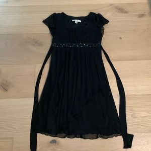City Triangles girls black dress size M